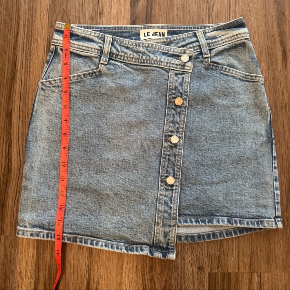 LE JEAN By Charlie Gay Alexis Mini Skirt Size 26 - Picture 8 of 9